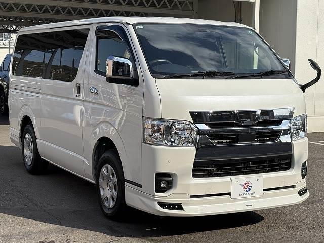 ハイエースバン ロングスーパーＧＬ　禁煙　全周囲カメラ　モデリスタエアロ　デジタルインナーミラー　純正ナビ　フルセグＴＶ　ＬＥＤヘッドライト　４ＷＤ　ディーゼル　ＡＶ１００Ｖ電源　ＥＴＣ　プッシュスタート　衝突軽減ブレーキ　フォグランプ（15枚目）