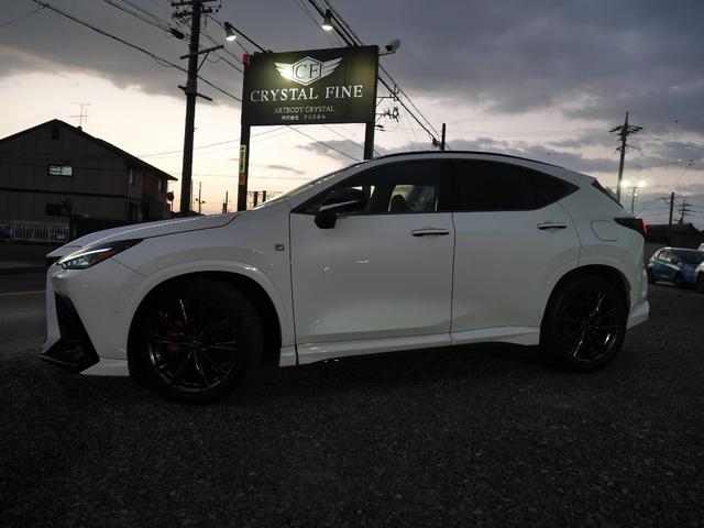 ＮＸ ＮＸ３５０ｈ　Ｆスポーツ　マークレビンソン　パノラマサンルーフ　ＴＲＤフルエアロ　ＡＷＤ　三眼ＬＥＤヘッドランプ　オレンジキャリパー　デジタルインナーミラー　レクサスチームメイト　ドラレコ前後　寒冷地仕様（7枚目）