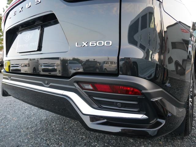 LX LX600 モデリスタエアロ オプション22インチアルミ マークレビンソン ホワイトレザー サンルーフ 寒冷地仕様 クールボックス デジタルインナーミラー 置くだけ充電 3眼LEDヘッド ドラレコ 7人乗り(38枚目)