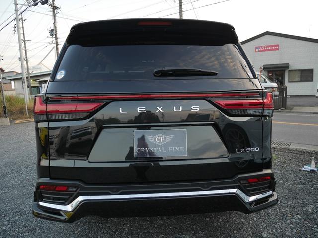 LX LX600 モデリスタエアロ オプション22インチアルミ マークレビンソン ホワイトレザー サンルーフ 寒冷地仕様 クールボックス デジタルインナーミラー 置くだけ充電 3眼LEDヘッド ドラレコ 7人乗り(41枚目)