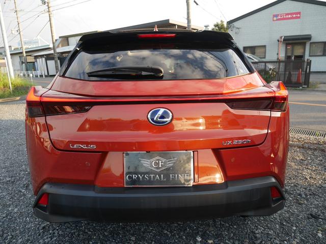 UX UX250h バージョンL 茶色本革レザー電動シート サンルーフ パノラマモニター フルセグ地デジ 3眼LEDヘッドライト 衝突軽減装置 パワーリアゲート バックカメラ レーンキーピング レーダークルーズコントロール ドラレコ(38枚目)