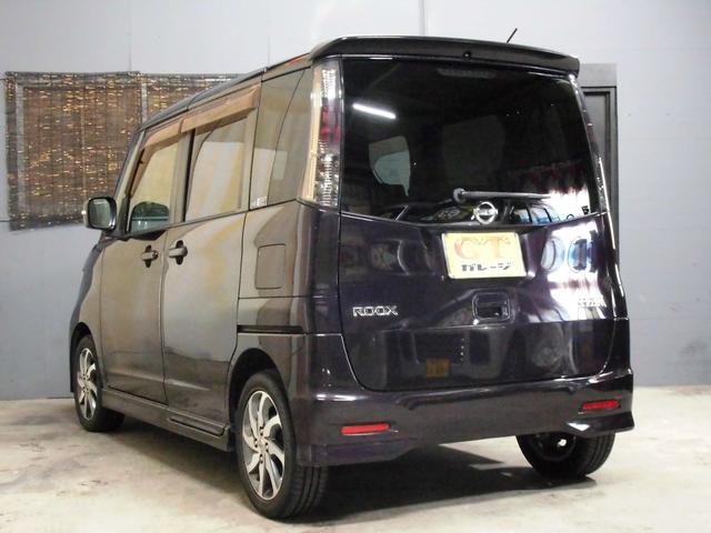 ルークス ハイウェイスターターボ xスマートキーxプッシュスタートx地デジxDVD再生xMサーバーxBluetoothx両側パワースライドxターボモデルxタイミングチェーンxディスチャージxウインカーミラーxオートエアコンxETC(4枚目)