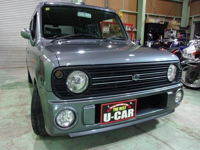 アルトラパン ＳＳ　５速ミッション／メモリーナビ／Ｂｌｕｅｔｏｏｔｈ／ＥＴＣ／車高調／タワーバー／スズキスポーツマフラー／モモステ／キーレス／買取車（58枚目）