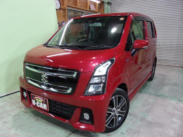 ワゴンRスティングレー ハイブリッドT ターボ/SDナビ地デジ/Bluetooth/衝突軽減ブレーキ/LEDヘッドライト&フォグランプ/クルーズコントロール/シートヒーター/サイドエアバック/アイドリングストップ/バックソナー/禁煙車(55枚目)