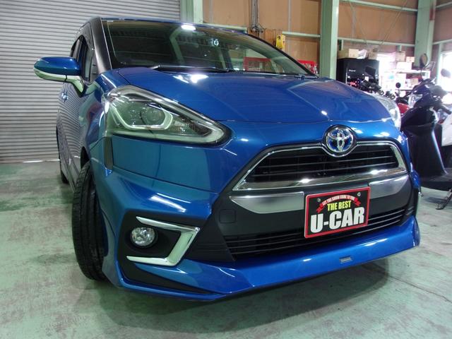 シエンタ ハイブリッドＧ　モデリスタエアロ／モデリスタアルミ／ＳＤナビ地デジ／Ｂｌｕｅｔｏｏｔｈ／バックカメラ／両側電動スライドドア／ＬＥＤヘッドライト／衝突軽減ブレーキ／スマートキー／ＥＴＣ／シートヒーター／７人乗／禁煙車（8枚目）