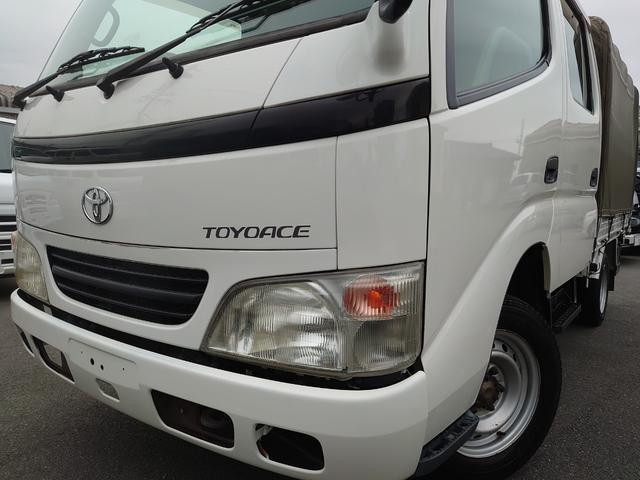 トヨエース Ｗキャブロングジャストロー　荷台幌付き（幌取り外し可）　５速ミッション　エアコン　パワーウインドウ　ＥＴＣ　ガソリン　最大積載量１２５０ｋｇ（15枚目）