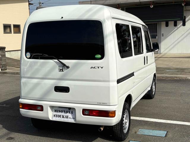 アクティバン SDX AT ETC バックカメラ 両側スライドドア キーレスエントリー エアコン 運転席エアバッグ 助手席エアバッグ 記録簿 CD DVD再生 USB ミュージックプレイヤー接続可(5枚目)