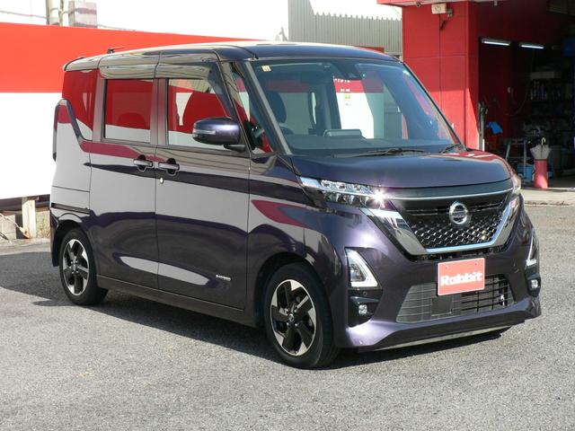 ルークス ハイウェイスター X 純正9インチナビ フルセグ アラウンドビューモニター 両側パワースライドドア エマージェンシブレーキ LEDヘッドライト 純正アルミホイール 純正ドライブレコーダー プッシュスタート ETC(2枚目)