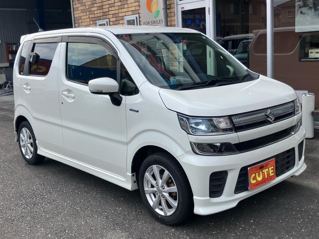 ワゴンＲ ハイブリッドＦＺ　衝突軽減ブレーキ　レーンキープアシスト　ナビＴＶ　バックカメラ　ＬＥＤヘッドライト　オートライト　フルオートエアコン　スマートキー　ＡＢＳ　電格ドアミラー付（3枚目）