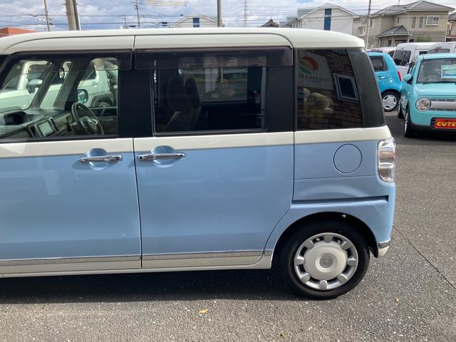 ムーヴキャンバス Ｘリミテッド　ＳＡＩＩ　ツートン　両側電動スライド　衝突軽減ブレーキ　レーンキープアシスト　ナビＴＶ　バックカメラ　Ｂｌｕｅｔｏｏｔｈ　ドラレコ　ＥＴＣ　オートライト　スマートキー（9枚目）