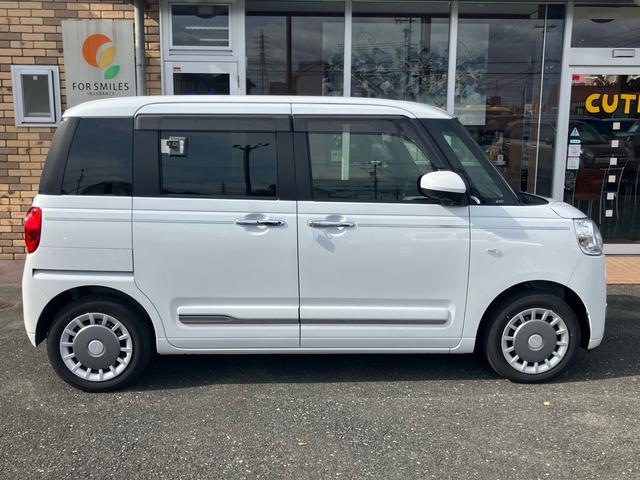 ムーヴキャンバス セオリーＧ　衝突軽減ブレーキ　両側オートスライドドア　前後ソナー　オートハイビーム　車線逸脱警報　ＬＥＤヘッド　オートハイビーム　シートヒーター　サイドエアバッグ（4枚目）