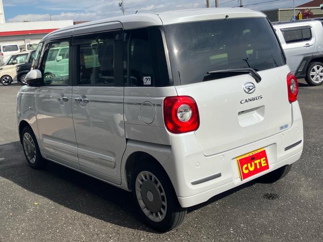 ムーヴキャンバス セオリーＧ　衝突軽減ブレーキ　両側オートスライドドア　前後ソナー　オートハイビーム　車線逸脱警報　ＬＥＤヘッド　オートハイビーム　シートヒーター　サイドエアバッグ（7枚目）