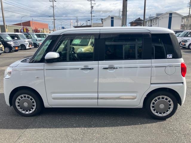 ムーヴキャンバス セオリーＧ　衝突軽減ブレーキ　両側オートスライドドア　前後ソナー　オートハイビーム　車線逸脱警報　ＬＥＤヘッド　オートハイビーム　シートヒーター　サイドエアバッグ（10枚目）