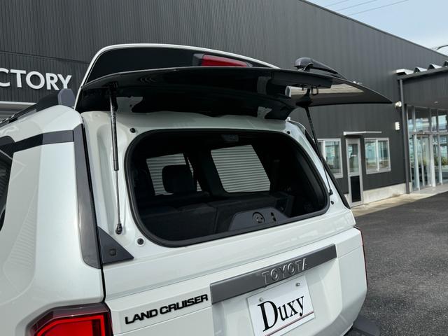 ランドクルーザー250 VX サンルーフ チームメイト 12.3インチJBLサウンドナビ 丸目ヘッドライト パノラミックビュー デジタルインナーミラー ブラインドスポットモニター ルーフレール シートヒーター シートクーラー(33枚目)