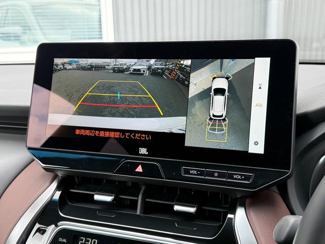 ハリアーハイブリッド Z レザーパッケージ パノラマルーフ AC100V 本革 12.3JBLサウンドナビ パノラミックビュー デジタルミラー ブラインドスポット シートヒーターシートクーラーパワーバックドア パワーシート ステアリングヒーター(5枚目)