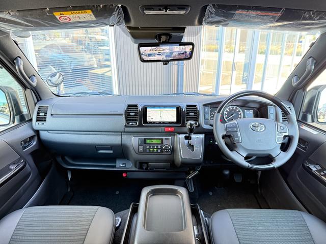 ハイエースバン 7インチナビ デジタルミラー 両側PWスライド パノラミックビュー 4WD バックカメラ TV ステアリングスイッチ 純正タイヤ プッシュスタート オートハイビーム スペアタイヤ 電動格納ミラー(51枚目)