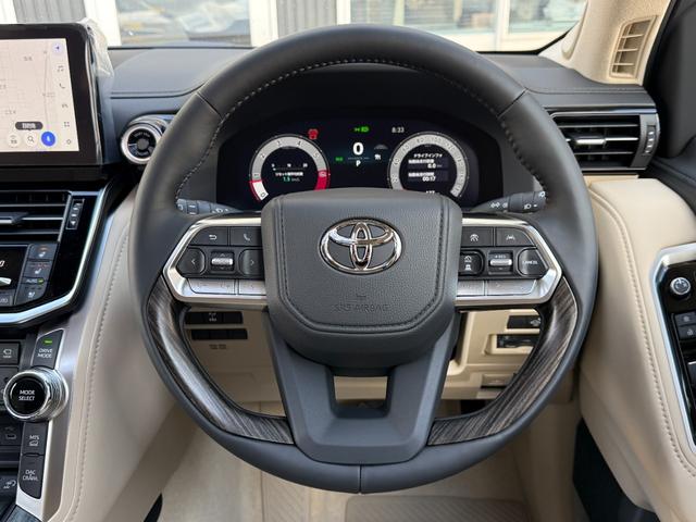 ランドクルーザー ZX 2025年改モデル 特別限定ローン 12.3型プレミアムサウンドナビ サンルーフ リアエンターテイメントシステム リヤ電動デフロック 寒冷地 モデリスタエアロキット USB充電タイプC フルセグTV(56枚目)