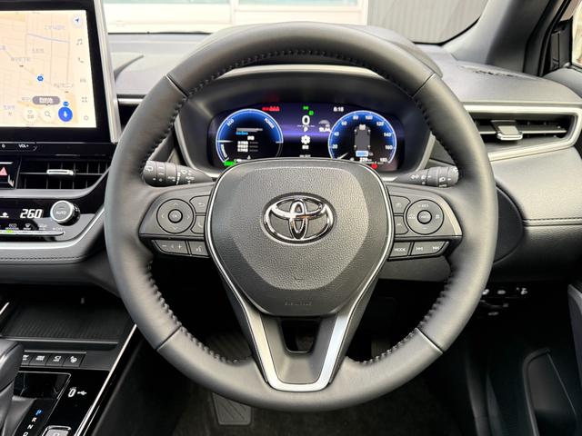 カローラクロス ハイブリッド　Ｚ　パノラマルーフ　パノラマビュー　全周囲カメラ　トヨタチームメイトアドバンストパーク　１０．５型コネクトナビ　　アダプティブハイビームシステム　シートヒーター＆シートクーラー　　純正１８ＡＷ（48枚目）