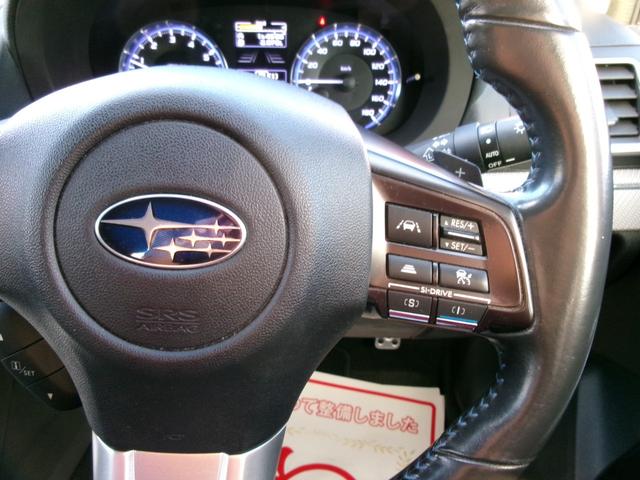 レヴォーグ １．６ＧＴ－Ｓアイサイト　アドバンスドセイフティｐｋｇ　純正ナビＴＶ　Ｓ（左）・Ｂカメラ　スマートキー×２　パワーシート　ＥＴＣ　パドルシフト　アイドリングストップ　純正ホイール　クルーズコントロール　Ｂｌｕｅｔｏｏｔｈ（21枚目）