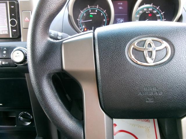 ランドクルーザープラド TX 純正ナビTV バックカメラ スマートキー×2 ETC 純正ホイール車内積込み フルセグTV Bluetooth 黒シートカバー LEDヘッド プッシュスタート クリアランスソナー 電格ミラー 社外AW(22枚目)