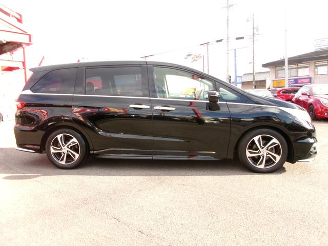 オデッセイ アブソルート 1オーナー アルパイン9インチナビTV バックカメラ ハーフレザー スマートキー×2 ETC Bluetooth 無限スポーツサス モデューログリル LEDヘッド Aストップ クルーズコントロール(4枚目)