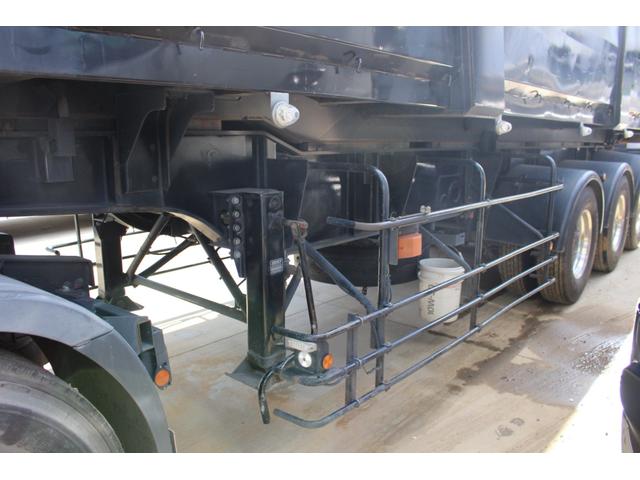 プロフィア ダンプトレーラーセット ハイルーフ アルミホイール 3軸土砂禁ダンプトレーラー 積載24600kg トレーラー40立米(11枚目)