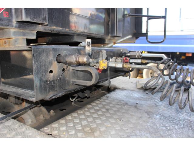 プロフィア ダンプトレーラーセット ハイルーフ アルミホイール 3軸土砂禁ダンプトレーラー 積載24600kg トレーラー40立米(14枚目)