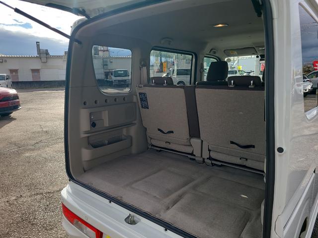 エブリイワゴン ＪＰターボ　両側スライドドア　ナビ　クリアランスソナー　レーンアシスト　衝突被害軽減システム　スマートキー　電動格納ミラー　ベンチシート　ＡＴ　盗難防止システム　ＡＢＳ　ＥＳＣ　衝突安全ボディ　エアコン（22枚目）