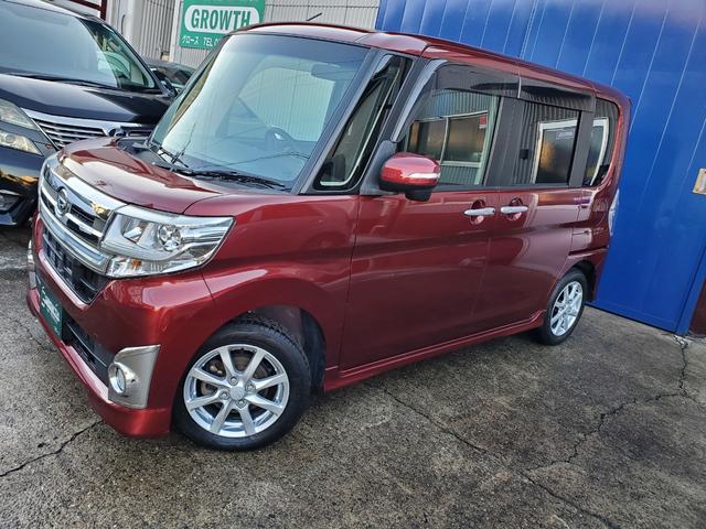 タント カスタムＸ　トップエディションＳＡ　ナビ・ＴＶ　バックカメラ　ＥＴＣ　両側スライドドア・片側電動　衝突被害軽減システム　ＬＥＤヘッドランプ　スマートキー　エコアイドル（2枚目）