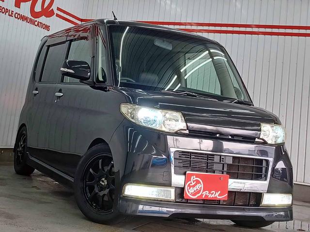 タント カスタムＶセレクションターボ　アップルカープレイ　アンドロイドオート対応カロッツェリアディスプレイオーディオ　ＤＶＤ再生　Ｂｌｕｅｔｏｏｔｈオーディオ　電動スライドドア　ＲＳ－Ｒ車高調　キーフリー　ＨＩＤヘッドライト　ＬＥＤフォグ（11枚目）