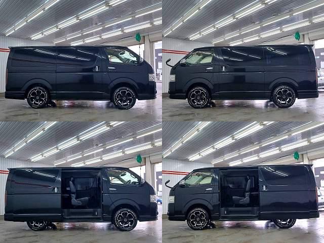 ハイエースバン ロングスーパーGL 禁煙 ディーゼルターボ 4WD 両側電動スライドドア ベットキット グッドイヤー ナスカー イーグル1 ナビ DVD再生 Bluetoothオーディオ フルセグ バックモニタ リヤクーラー&ヒーター(19枚目)