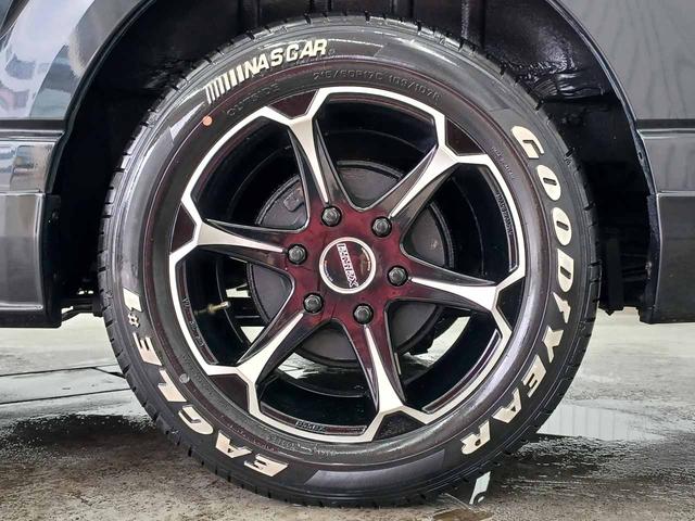ハイエースバン ロングスーパーGL 禁煙 ディーゼルターボ 4WD 両側電動スライドドア ベットキット グッドイヤー ナスカー イーグル1 ナビ DVD再生 Bluetoothオーディオ フルセグ バックモニタ リヤクーラー&ヒーター(27枚目)