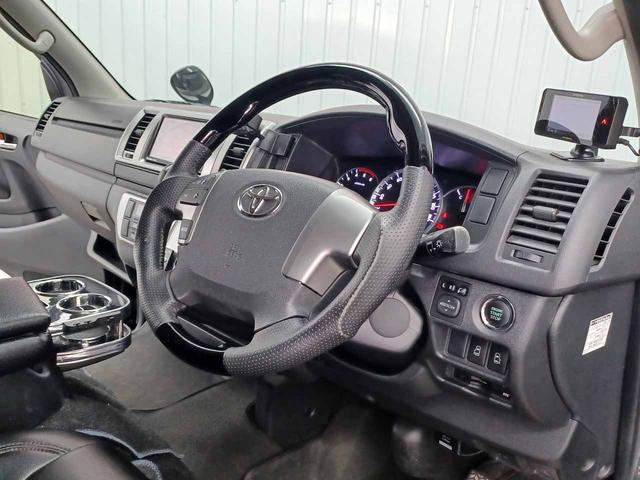 ハイエースバン ロングスーパーGL 禁煙 ディーゼルターボ 4WD 両側電動スライドドア ベットキット グッドイヤー ナスカー イーグル1 ナビ DVD再生 Bluetoothオーディオ フルセグ バックモニタ リヤクーラー&ヒーター(36枚目)