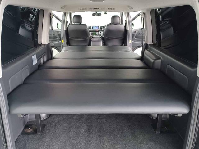 ハイエースバン ロングスーパーGL 禁煙 ディーゼルターボ 4WD 両側電動スライドドア ベットキット グッドイヤー ナスカー イーグル1 ナビ DVD再生 Bluetoothオーディオ フルセグ バックモニタ リヤクーラー&ヒーター(77枚目)