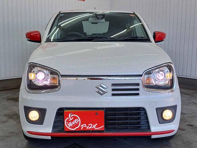 アルトターボＲＳ ベースグレード　衝突軽減ブレーキ　禁煙車　スマートキー２個　ＥＴＣ　シートヒーター　ＨＩＤ　純正１５ＡＷ　誤発進抑制（3枚目）