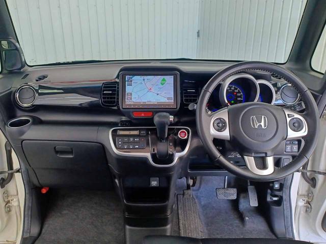 N-BOXカスタム G・ターボLパッケージ 衝突被害軽減ブレーキ 両側電動スライドドア HIDヘッドライト クルーズコントロール 純正8インチナビ バックカメラ Bluetooth ETC パドルシフト プッシュスタート スマートキー2個 禁煙(11枚目)