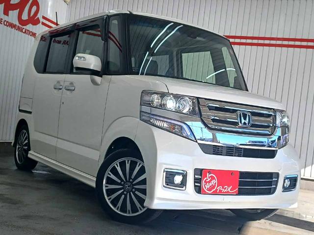 N-BOXカスタム G・ターボLパッケージ 衝突被害軽減ブレーキ 両側電動スライドドア HIDヘッドライト クルーズコントロール 純正8インチナビ バックカメラ Bluetooth ETC パドルシフト プッシュスタート スマートキー2個 禁煙(22枚目)