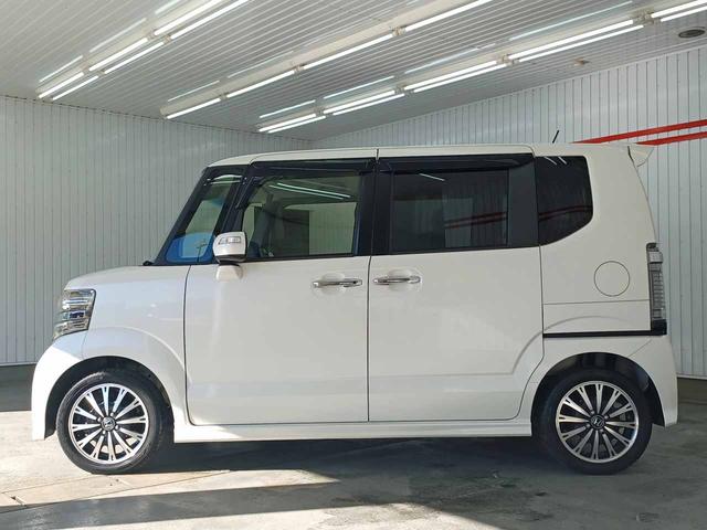 N-BOXカスタム G・ターボLパッケージ 衝突被害軽減ブレーキ 両側電動スライドドア HIDヘッドライト クルーズコントロール 純正8インチナビ バックカメラ Bluetooth ETC パドルシフト プッシュスタート スマートキー2個 禁煙(25枚目)