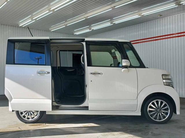 N-BOXカスタム G・ターボLパッケージ 衝突被害軽減ブレーキ 両側電動スライドドア HIDヘッドライト クルーズコントロール 純正8インチナビ バックカメラ Bluetooth ETC パドルシフト プッシュスタート スマートキー2個 禁煙(26枚目)