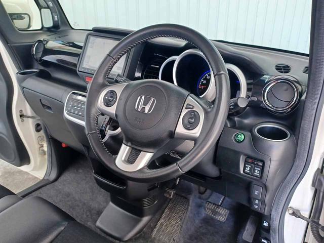 N-BOXカスタム G・ターボLパッケージ 衝突被害軽減ブレーキ 両側電動スライドドア HIDヘッドライト クルーズコントロール 純正8インチナビ バックカメラ Bluetooth ETC パドルシフト プッシュスタート スマートキー2個 禁煙(44枚目)