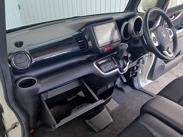 N-BOXカスタム G・ターボLパッケージ 衝突被害軽減ブレーキ 両側電動スライドドア HIDヘッドライト クルーズコントロール 純正8インチナビ バックカメラ Bluetooth ETC パドルシフト プッシュスタート スマートキー2個 禁煙(45枚目)