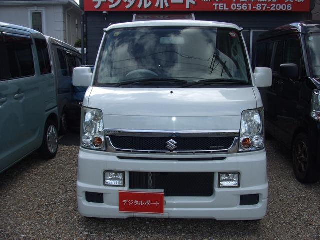 エブリイワゴン ＰＺターボ　ターボ車　片側電動スライドドア　ワンセグＴＶ　メモリーナビ　ＥＴＣ　ヘッドライトレベライザー　キーレス　電動格納ミラー　助手席側エアバック　運転席エアバック（2枚目）