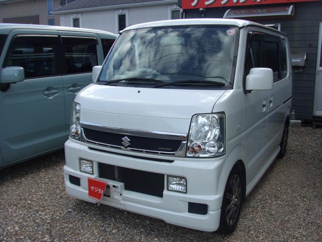 エブリイワゴン ＰＺターボ　ターボ車　片側電動スライドドア　ワンセグＴＶ　メモリーナビ　ＥＴＣ　ヘッドライトレベライザー　キーレス　電動格納ミラー　助手席側エアバック　運転席エアバック（3枚目）