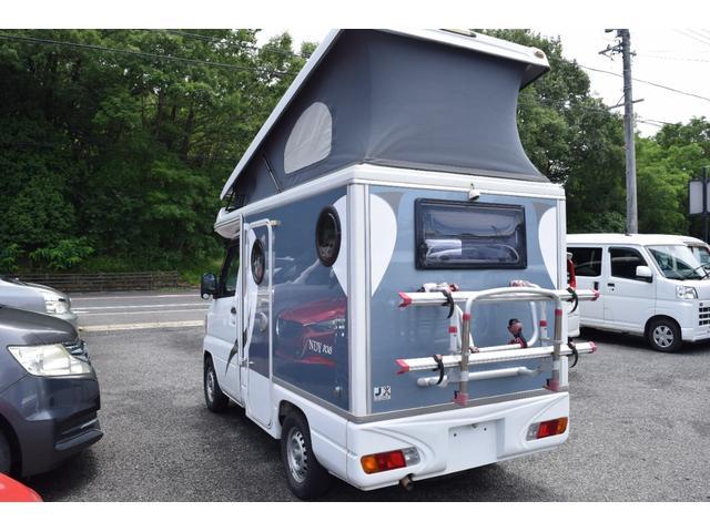 クリッパートラック 　軽キャン　東和モータスＩＮＤＹ１０８　４人乗　ポップアップルーフ　サイドギャレーシンク　サブバッテリー走行充電　外部電源インバーター　デジタルインナーミラー　フルセグＴＶ　ナビ　バックカメラ（17枚目）