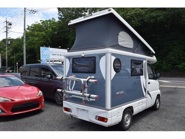 クリッパートラック 　軽キャン　東和モータスＩＮＤＹ１０８　４人乗　ポップアップルーフ　サイドギャレーシンク　サブバッテリー走行充電　外部電源インバーター　デジタルインナーミラー　フルセグＴＶ　ナビ　バックカメラ（18枚目）