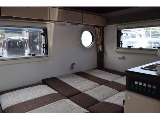 クリッパートラック 　軽キャン　東和モータスＩＮＤＹ１０８　４人乗　ポップアップルーフ　サイドギャレーシンク　サブバッテリー走行充電　外部電源インバーター　デジタルインナーミラー　フルセグＴＶ　ナビ　バックカメラ（60枚目）