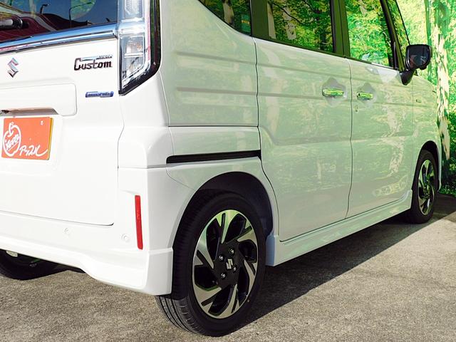 スペーシアカスタム ハイブリッドＸＳターボ　ハイブリッドＸＳターボ（４名）届出済未使用車　ブラックルーフ　全方位モニター付メモリーナビ　フルセグＴＶ　ブルートゥース　衝突軽減ブレーキ　レーダークルーズコントロール　両側電動ドア　スマートキー２個（53枚目）