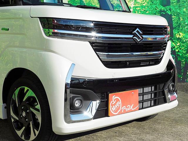 スペーシアカスタム ハイブリッドＸＳターボ　ハイブリッドＸＳターボ（４名）届出済未使用車　ブラックルーフ　全方位モニター付メモリーナビ　フルセグＴＶ　ブルートゥース　衝突軽減ブレーキ　レーダークルーズコントロール　両側電動ドア　スマートキー２個（50枚目）