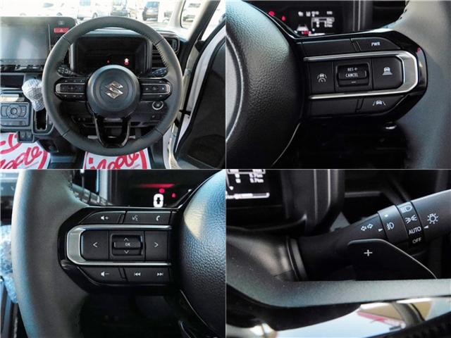 スペーシアカスタム ハイブリッドＸＳターボ　ハイブリッドＸＳターボ（４名）届出済未使用車　ブラックルーフ　全方位モニター付メモリーナビ　フルセグＴＶ　ブルートゥース　衝突軽減ブレーキ　レーダークルーズコントロール　両側電動ドア　スマートキー２個（4枚目）