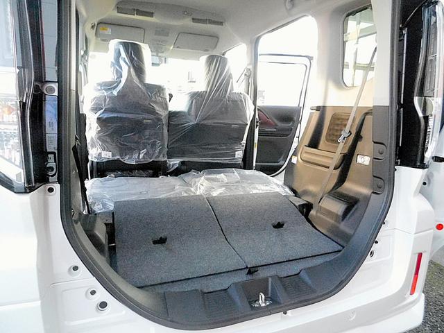 スペーシアカスタム ハイブリッドＸＳターボ　ハイブリッドＸＳターボ（４名）届出済未使用車　ブラックルーフ　全方位モニター付メモリーナビ　フルセグＴＶ　ブルートゥース　衝突軽減ブレーキ　レーダークルーズコントロール　両側電動ドア　スマートキー２個（46枚目）